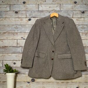 Vintage gray camel hair blazer size 40R